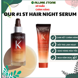 SERUM DƯỠNG TÓC KÉRASTASE NUTRITIVE 8H MAGIC NIGHT SERUM 30ML/Tinh chất mise en scene Perfect Serum Original
