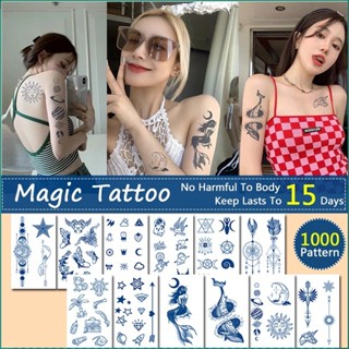 Hình xăm thảo dược chống nước｜Giữ lâu 7-15 ngày không phai màu｜An toàn, không đau, chăm sóc da Tattoo Sticker