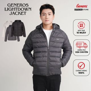 Áo phao nam Generos Jacket bông trần, giữ ấm chống thấm siêu nhẹ MF010124010