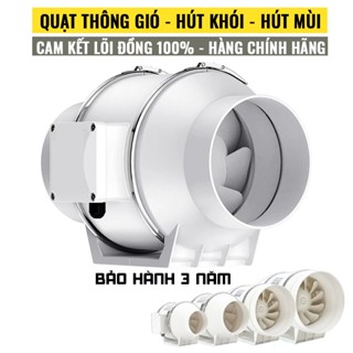 Quạt thông gió hút mùi lõi đồng 100%