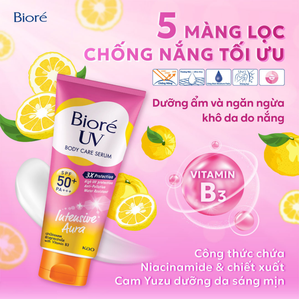 [DAILY] Serum Chống Nắng Dưỡng Thể Kháng Bụi Bioré Dưỡng Ẩm Sâu Sáng Mịn Mát Lạnh SPF 50+/PA+++ Hasaki | BigBuy360 - bigbuy360.vn