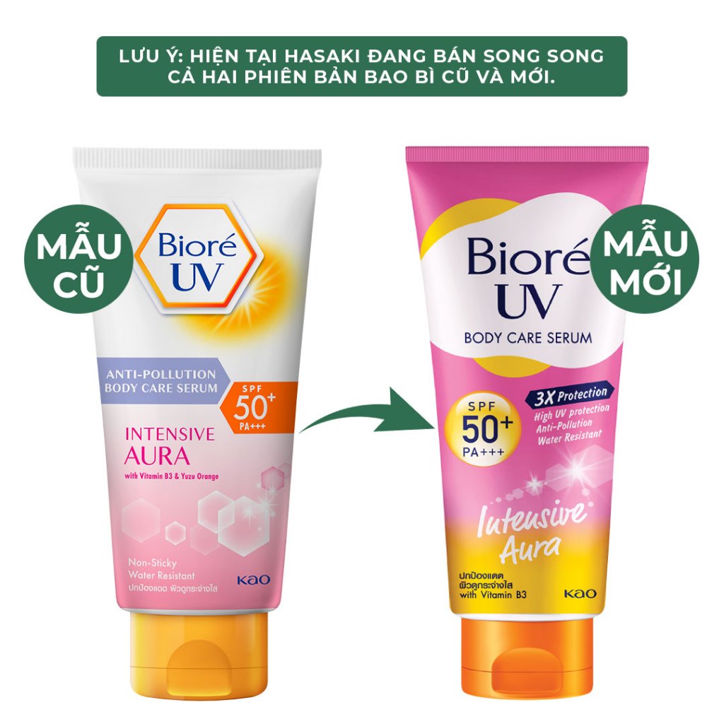 [DAILY] Serum Chống Nắng Dưỡng Thể Kháng Bụi Bioré Dưỡng Ẩm Sâu Sáng Mịn Mát Lạnh SPF 50+/PA+++ Hasaki | BigBuy360 - bigbuy360.vn