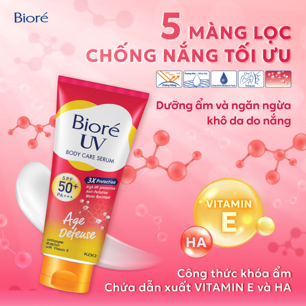 [DAILY] Serum Chống Nắng Dưỡng Thể Kháng Bụi Bioré Dưỡng Ẩm Sâu Sáng Mịn Mát Lạnh SPF 50+/PA+++ Hasaki | BigBuy360 - bigbuy360.vn