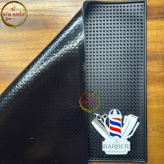 Thảm lót dụng cụ làm tóc, thảm đựng tông đơ cao su mềm êm