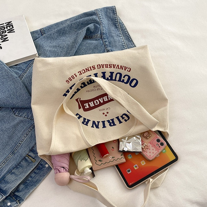 Túi Vải Đeo Vai Phong Cách Nhật Bản XinhStore Có Nút Bấm | BigBuy360 - bigbuy360.vn