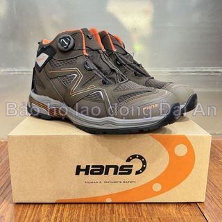 Giày bảo hộ lao động mũi thép đế thép cách điện hans hs-78-sf da vinci 6