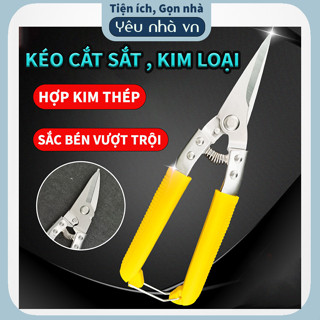 [Thép Cao Cấp] Kéo Cắt Sắt, Cắt Dây Điện, Cắt Nhôm Đa Năng - Chất Liệu Thép Không Gỉ Cao Cấp - Yêu Nhà VN