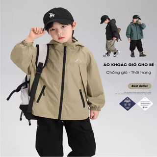 Áo khoác gió cho bé trai, áo khoác bé trai size đại Mountain Haankids