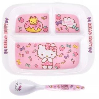 🌸[ HELLO KITTY HỒNG DÂU TÂY ] CHÉN BÁT TÔ DĨA LY CỐC
