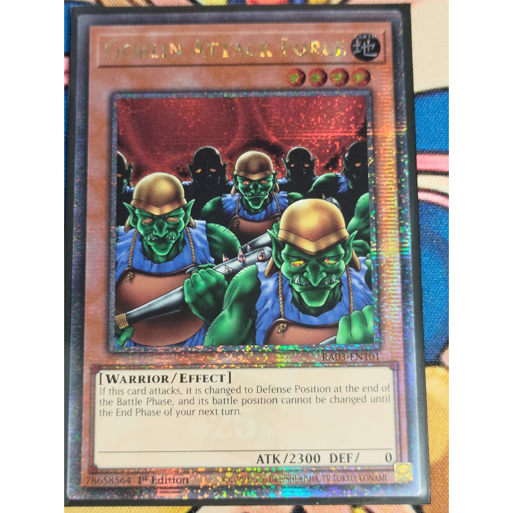 [KW2 Yugioh] [EN-UK] [Nice Art] Thẻ bài Goblin Attack Force - RA03-EN101 - Quarter Century Secret Ra