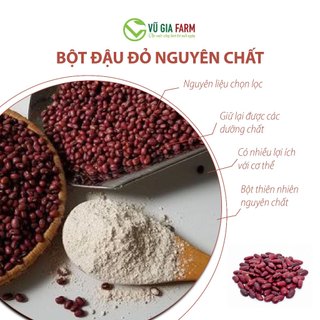 Bột Đậu Đỏ Nguyên Chất Vũ Gia (100g/ hũ)