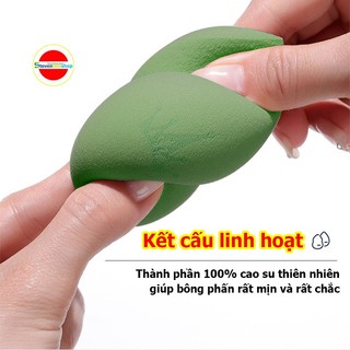 Bông phấn Hồ lô siêu mịn (2 cái)