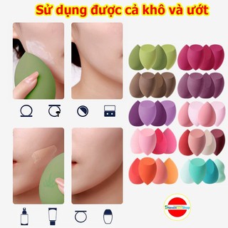 Bông phấn Hồ lô siêu mịn (2 cái)