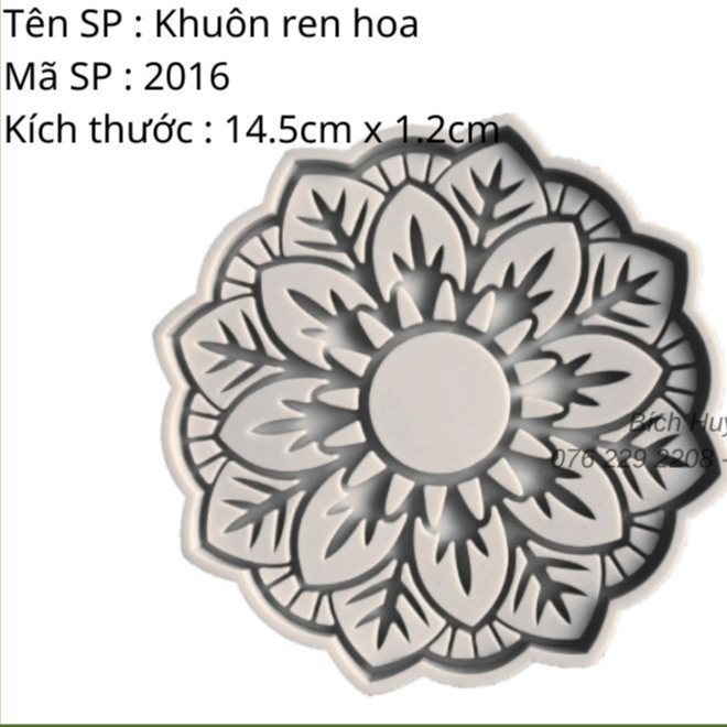 KHUÔN SILICON REN HOA 2016