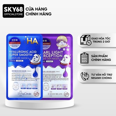 Mặt Nạ Hỗ Trợ Cấp Ẩm Và Dưỡng Trắng Da MayCreate Mask 28ml