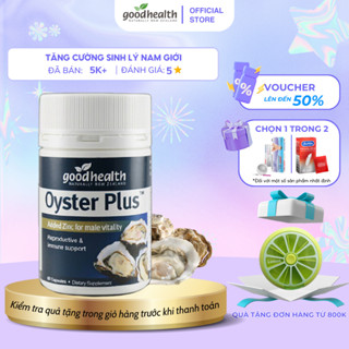Tinh chất hàu biển Good Health Oyster Plus New Zealand tăng cường sinh lý nam giới hộp 60 viên