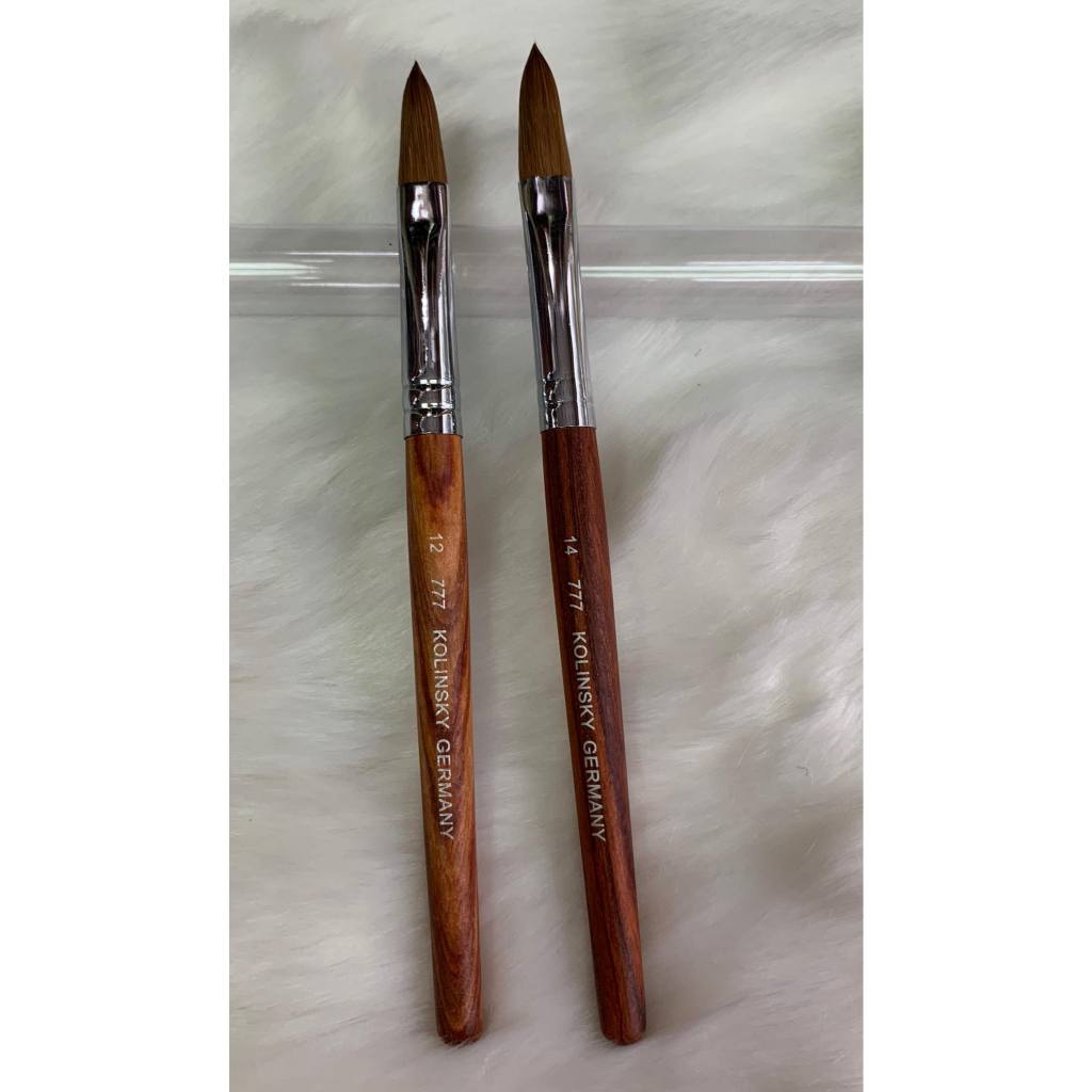 Cọ Bút Đắp Bột Số 12, 14 (Hiệu 777 Kolinsky Germany)