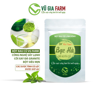 Bột bạc hà sấy lạnh nguyên chất vũ gia