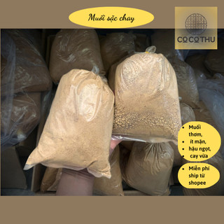 Muối sặc chay 500g Cocothu Food, muối sặc ít mặn hậu ngọt muối trộn bánh tráng