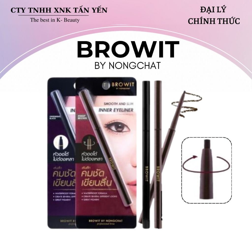 Chì Kẻ Mắt Browit By Nongchat Smooth & Slim Inner Eyeliner