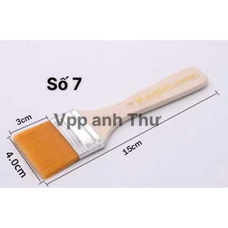 COMBO 5 CỌ BẢN NGANG - CỌ BẢN VÀNG CHỔI VẼ MÀU , SƠN TƯỜNG