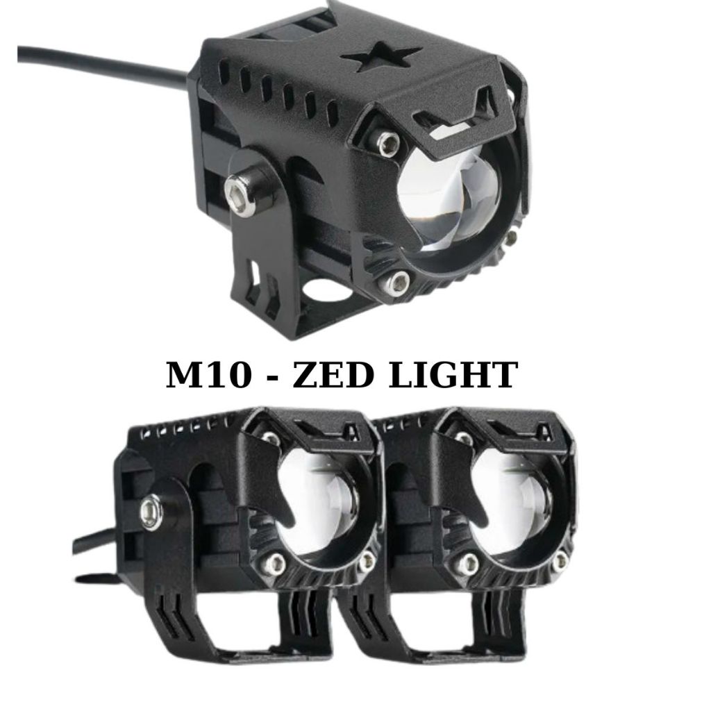 Đèn LED Trợ Sáng Mini M10-ZED LIGHT 25W12,24V / DC Điện Bình Lắp Xe Máy, ÔTô