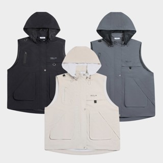 Áo khoác Gile Teelab Military Vest Unisex Vải gió nhăn Trượt nước Cản gió AK118