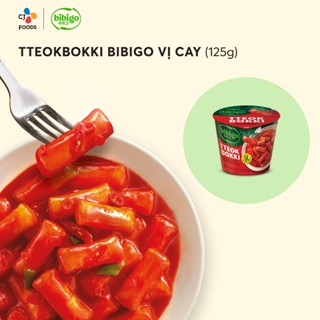 Bánh gạo Tteokbokki Hàn Quốc Bibigo xốt Phô mai/ Cay/ Cay ngọt (Hộp 125g)