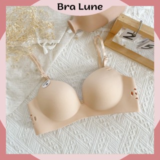 Set 3 Áo Ngực Nữ Đúc Su Không Gọng Đệm Dày Thoáng Khí BRALUNE, Áo Lót Nữ Đệm Bàn Tay Nâng Ngực ANM-72