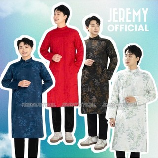 25kg 45kg || Aodaigiare 14 | Áo dài bé trai màu đỏ | Áo dài cách tân bé trai áo dài rẻ cho bé trai