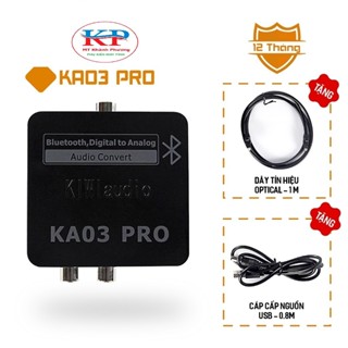 Bộ chuyển quang âm thanh quang optical sang audio AV Cáp optical Kiwi KA03 KA03 Pro- Hàng Chính Hãng