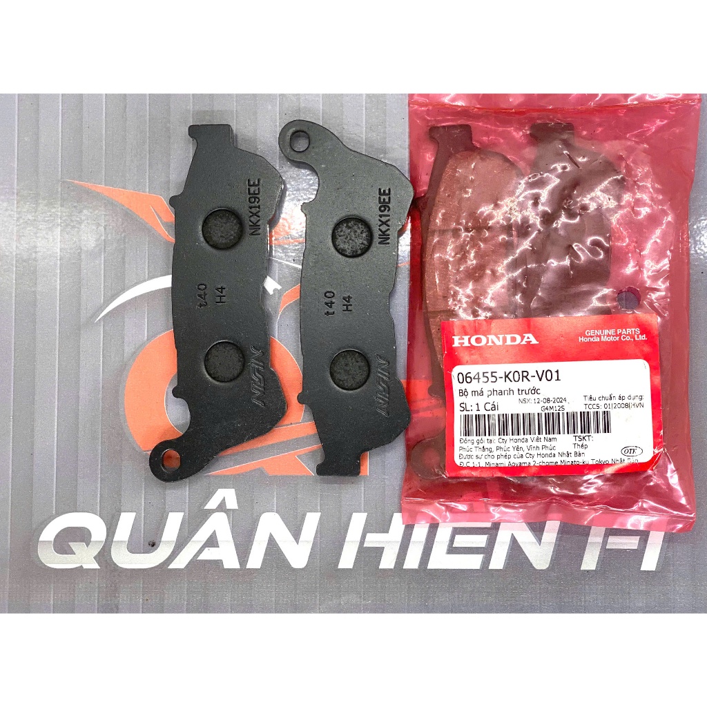 Bố thắng trước SH 125i, SH 150i, SH 160i, SH có ABS 2017-2024 zin hãng Honda Việt Nam