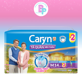 Bỉm tã quần cho người già CARYN SIÊU THẤM size M-L-XL BebePlus