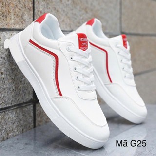 Giày thể thao nam màu trắng thanh lịch kiểu dáng thể thao năng động Hot Trend 2024 - Quang Hiếu Store - Q27
