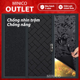 MINICO Giấy dán/Miếng Dán Cửa kính mờ, 100% Chống Nhìn Trộm/Chống Nắng/Cách Nhiệt,Phòng ngủ/văn phòng/cửa kính và cửa sổ