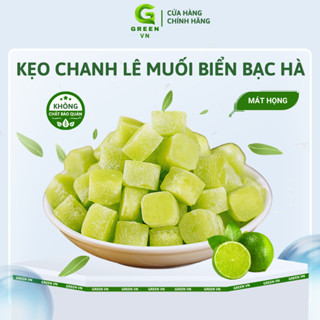 Kẹo Chanh Lê Muối Biển Bạc Hà Green Vn Kẹo Ngậm Ho Tiêu Đờm Thanh Mát Làm Dịu Họng Thơm Miệng Bổ Sung Vitamin C