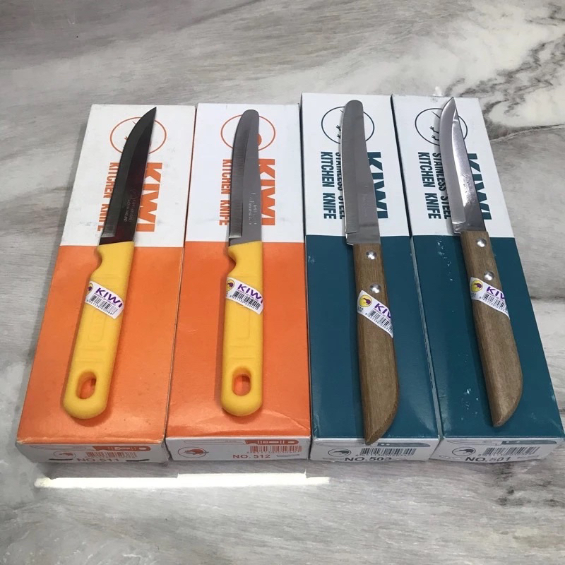 Dao kiwi chính  hãng cán vàng 511 dao kiwi cán cây thái Lan chính hãng loại 1, giá rẻ nhất shopee