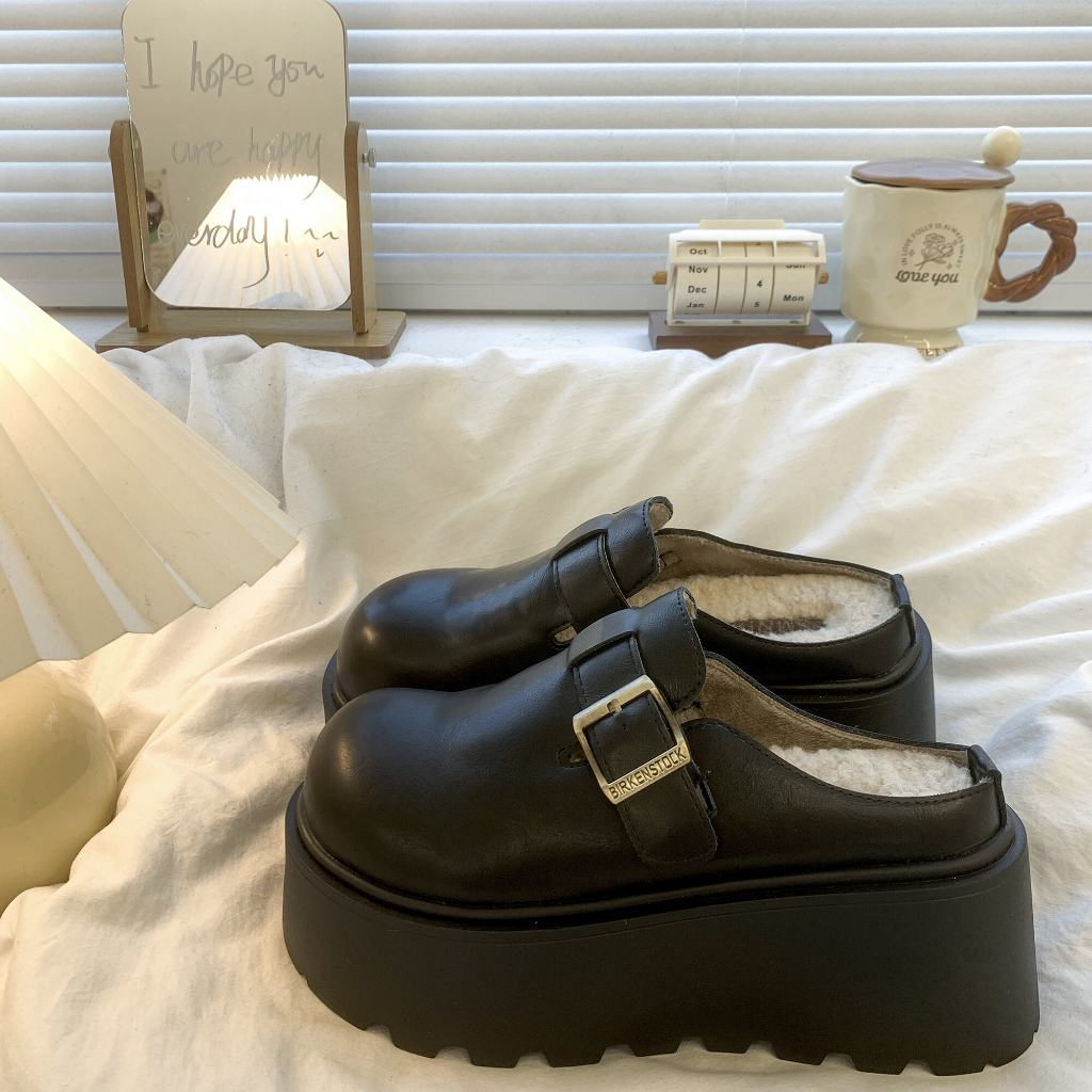 [HÀNG SẴN ] GIÀY NỮ, DÉP NỮ sục Da Cao Cấp CHỐNG THẤM NƯỚC đế cao 7cm hàng siêu cấp xịn MINT