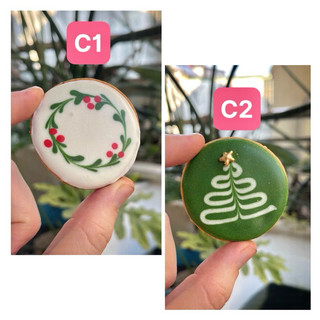 Bánh quy noel-chọn mẫu(Royal icing cookies)