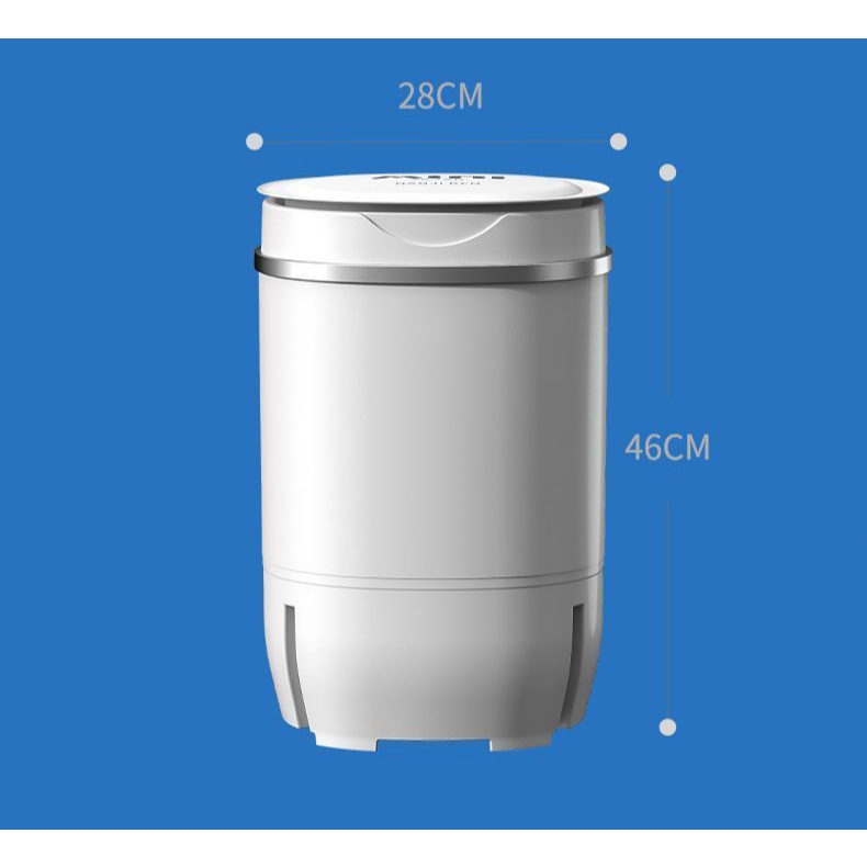 Máy Giặt Di Động Mini 4.5KG Ánh Sáng Xanh Khử Trùng Thích Hợp Cho Gia Đình Nhỏ Ký Túc Xá Quần