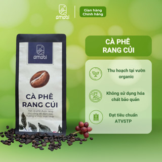Cà phê rang củi truyền thống hương chồn Amabi túi 500g/1kg, Cafe Đắk Lắk nguyên chất pha phin hoặc máy