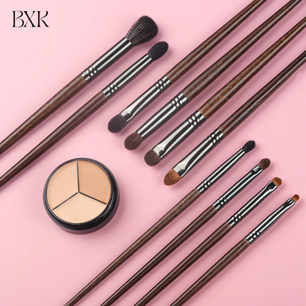 Bộ cọ trang điểm mắt 10 cây mềm mịn bám phấn trang điểm chuyên dụng cao cấp BXK COSMETICS