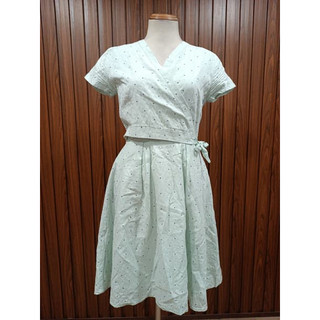 LÉP thanh lý - Đầm eo cột nơ bymo - Size L