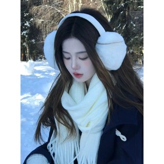 Bịt chụp tai giữ ấm len bông nhung mịn cho nữ đẹp Alara phụ kiện thời trang mùa đông chống lạnh phong cách Hàn Quốc