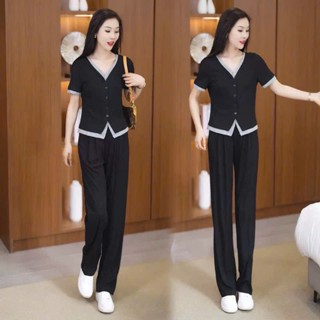 T1 Bộ đồ nữ thiết kế cao cấp sang trọng thanh lịch thun tăm hàn NANA