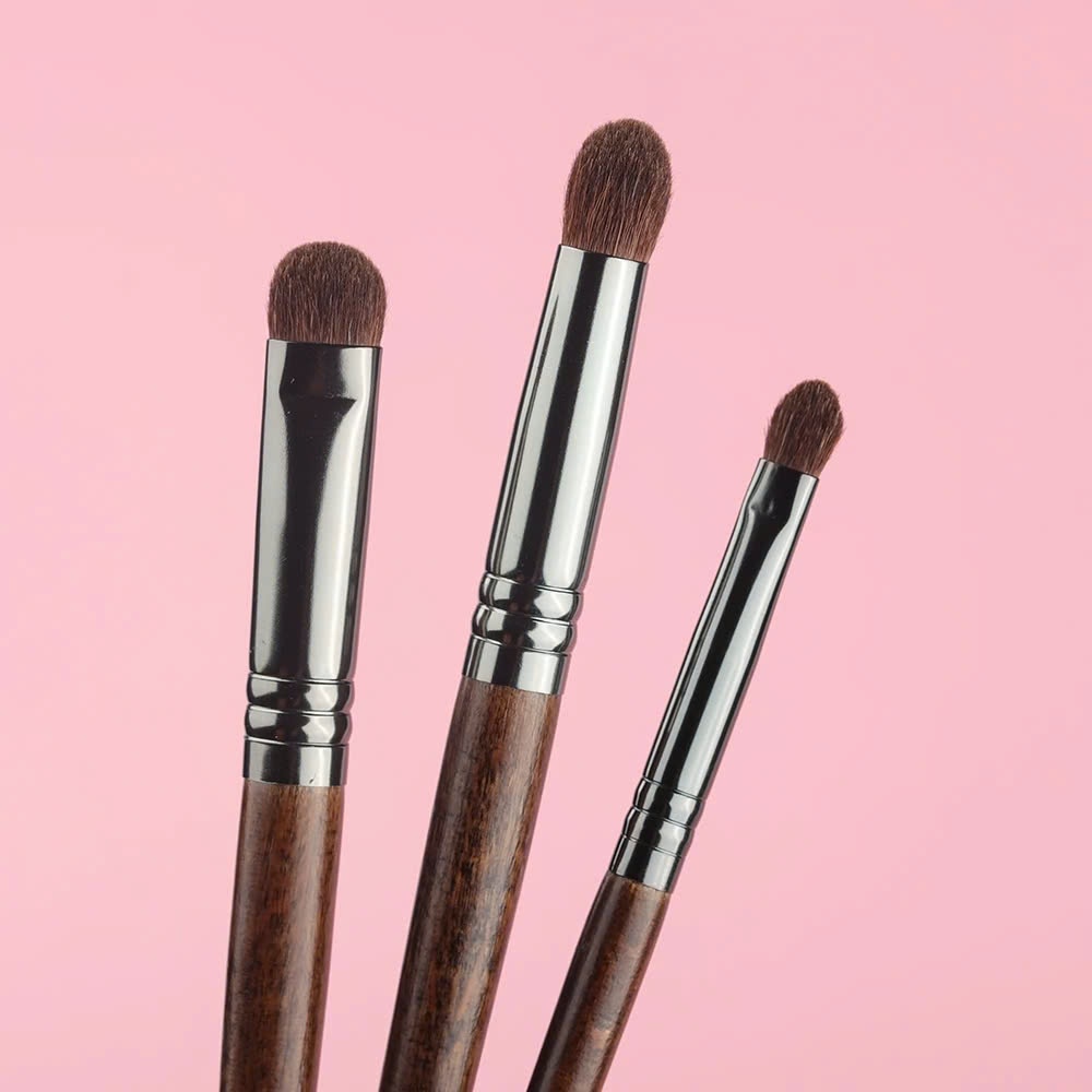 Bộ Cọ Trang Điểm 10 Cây Lông Thú Trang Điểm Mắt Và Lông Mày Tạo Khối Mềm Mại Tiện Dụng SHUSHU COSMETICS