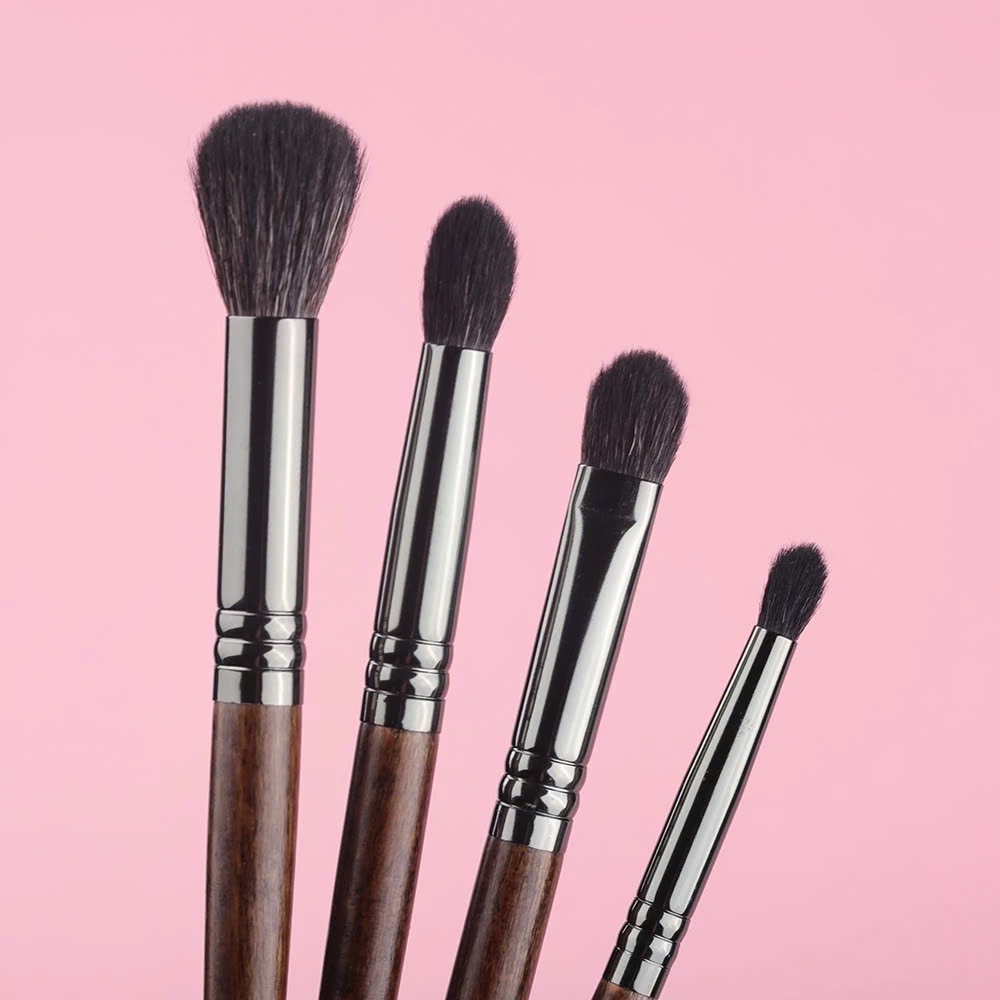 Bộ Cọ Trang Điểm 10 Cây Lông Thú Trang Điểm Mắt Và Lông Mày Tạo Khối Mềm Mại Tiện Dụng SHUSHU COSMETICS