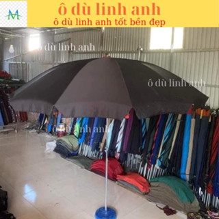Ô che mưa ngoài trời- bán hàng loại to 2m4, 3M, 3M2 3M4 , ô dù che mưa nắng chính tâm giá rẻ (chưa bao gồm đế)