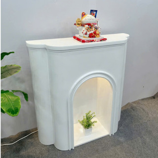 Kệ Lò Sưởi Trang Trí Giáng Sinh phong cách Bắc Âu kèm led siêu xinh