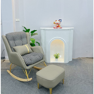 Kệ Lò Sưởi Trang Trí Giáng Sinh phong cách Bắc Âu kèm led siêu xinh